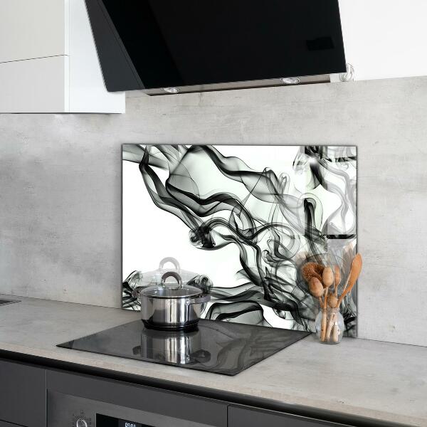 Crédence cuisine en verre Rubans d'abstraction de fumée
