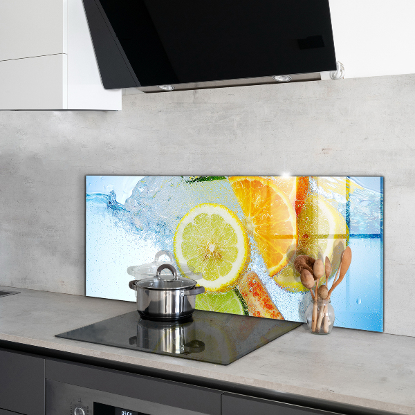 Crédence cuisine en verre Rafraîchissement juteux aux agrumes