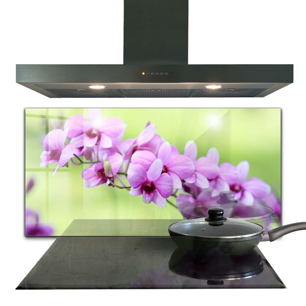 Panneau crédence cuisine Orchidée violette