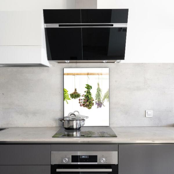 Crédence cuisine en verre Alimentation saine aux herbes séchées