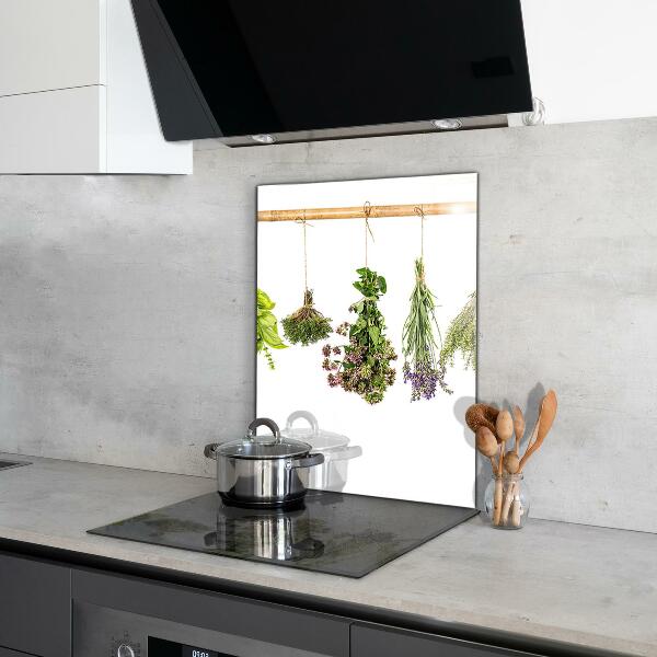 Crédence cuisine en verre Alimentation saine aux herbes séchées
