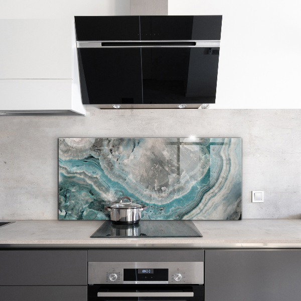 Crédence cuisine en verre Modèle de tourbillon de couleur abstraite