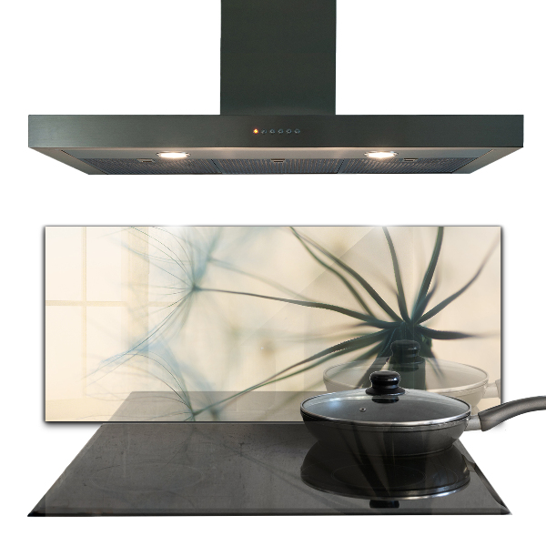 Verre pour crédence Beau pissenlit délicat