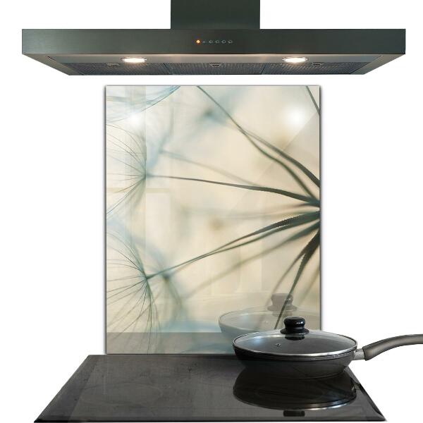 Verre pour crédence Beau pissenlit délicat