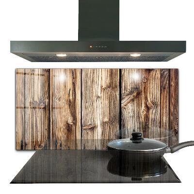 Crédence en verre Vieux bois de chêne