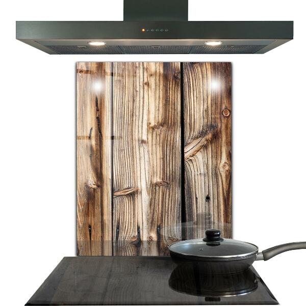 Crédence en verre Vieux bois de chêne