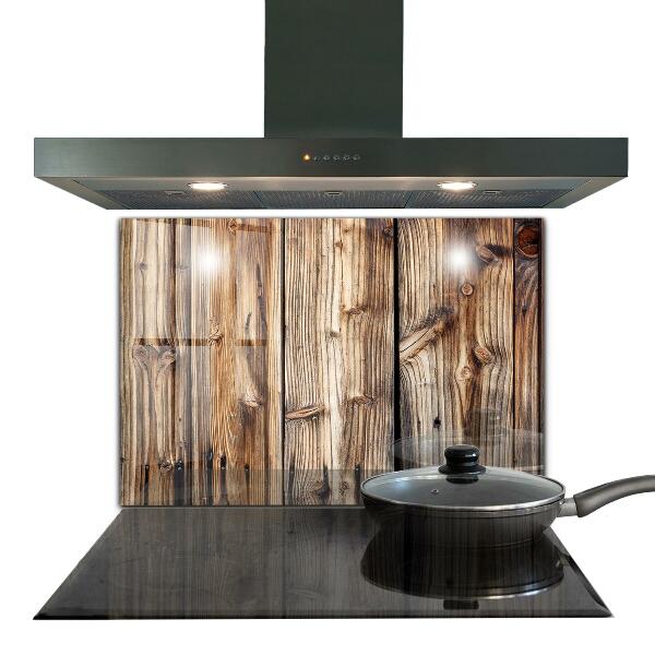 Crédence en verre Vieux bois de chêne