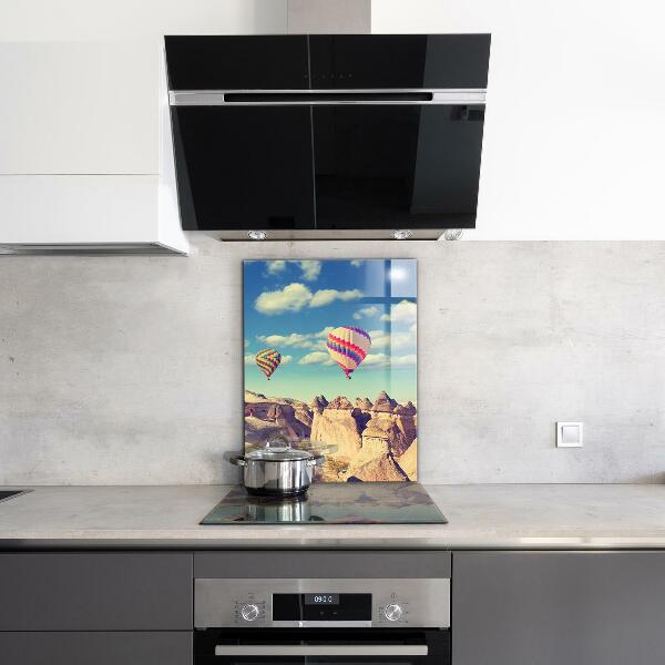 Verre pour crédence Ballons de cappadoce turquie