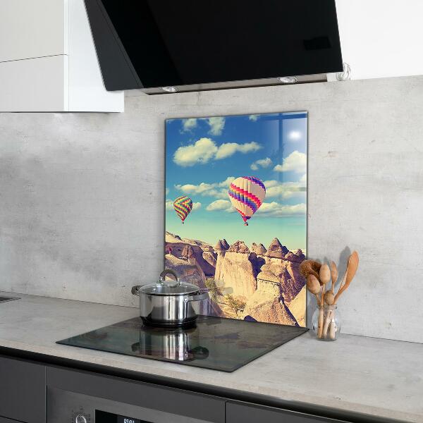 Verre pour crédence Ballons de cappadoce turquie