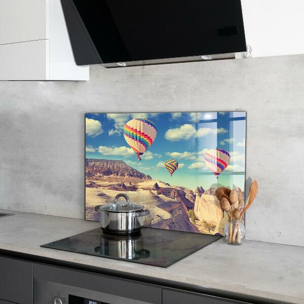 Verre pour crédence Ballons de cappadoce turquie