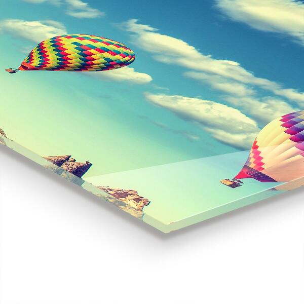 Verre pour crédence Ballons de cappadoce turquie