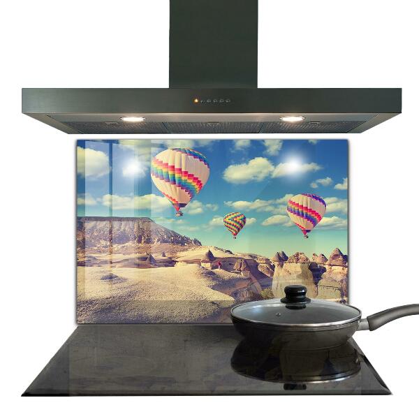 Verre pour crédence Ballons de cappadoce turquie