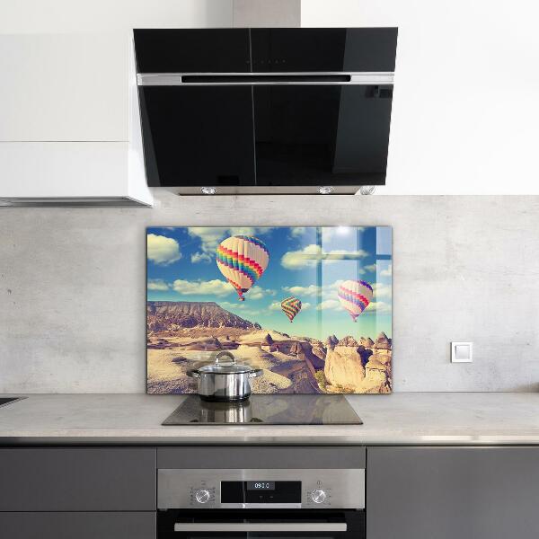 Verre pour crédence Ballons de cappadoce turquie