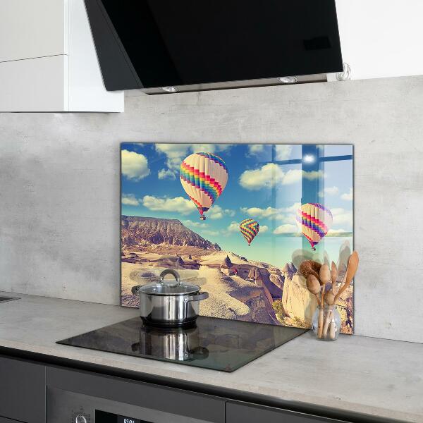 Verre pour crédence Ballons de cappadoce turquie