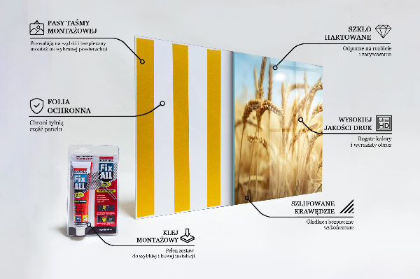 Verre pour crédence Cadeaux céréaliers de mère nature