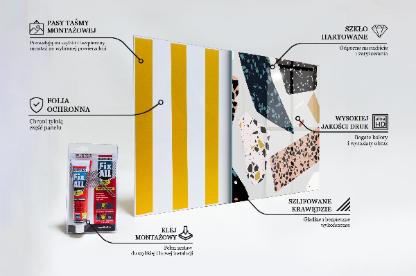 Crédence de cuisine Terrazzo terrazzo granit