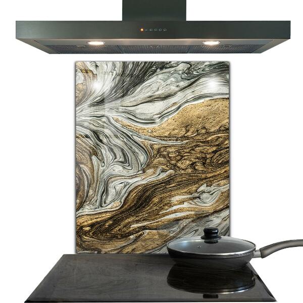 Crédence cuisine en verre Structure en pierre