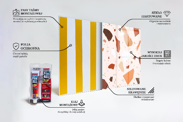 Crédence en verre Pierre de terrazzo terrazzo