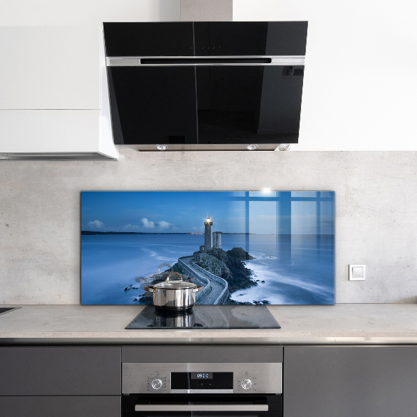 Crédence de cuisine Phare au crépuscule