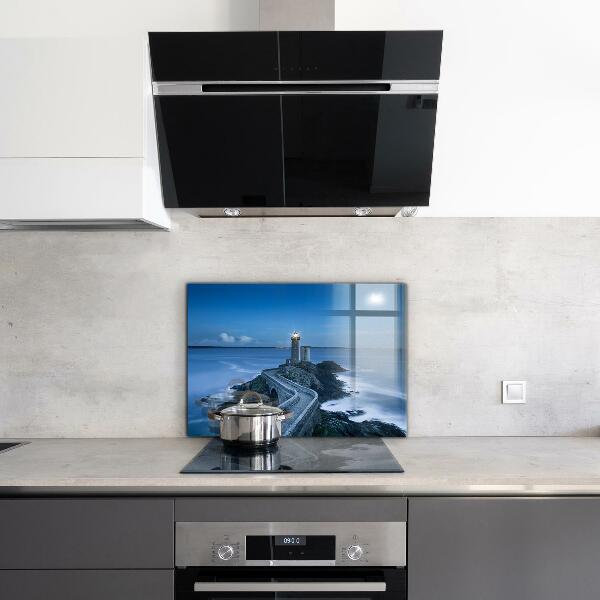 Crédence de cuisine Phare au crépuscule