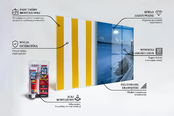 Crédence de cuisine Phare au crépuscule