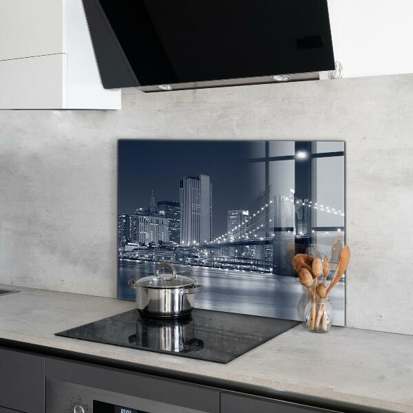 Verre pour crédence Pont de brooklyn, manhattan