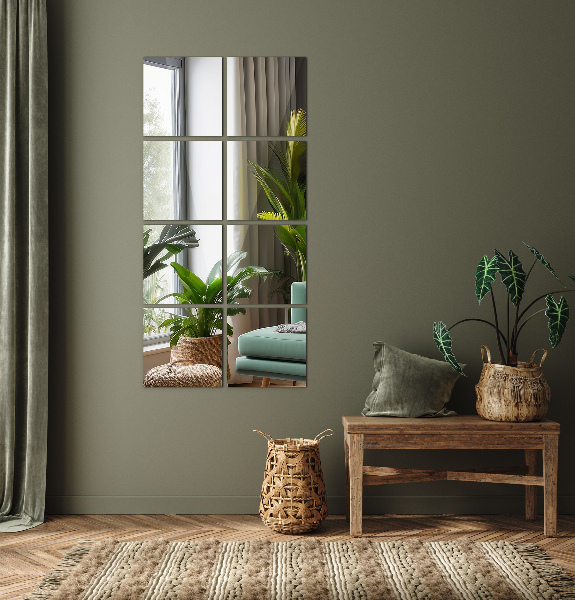 Carreaux en miroir 6 pce 16x16 cm