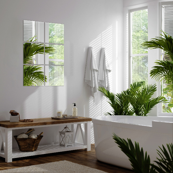 Carreaux en miroir 6 pce 16x16 cm