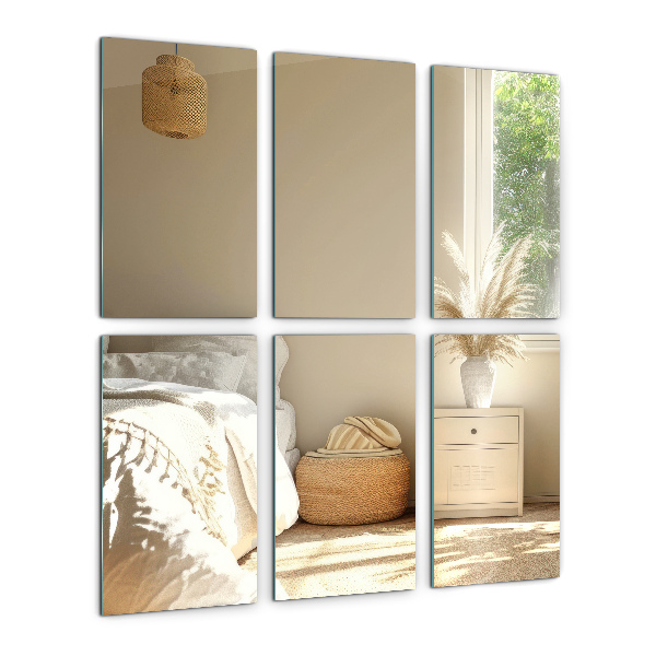 Carrelage miroir mural 6x30x16 cm