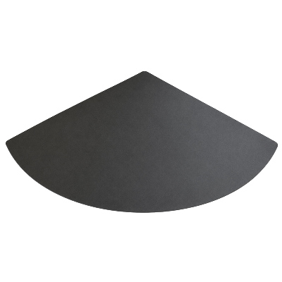 En quart de cercle plaque de protection pour barbecue 100x100 cm