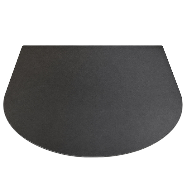 Tôle de protection semi-ovale pour barbecue 80x90 cm