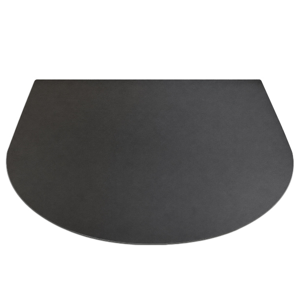 Plaque de protection de sol semi-ovale pour barbecue 100x100 cm