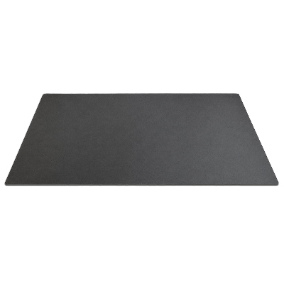 Tapis de protection rectangulaire en tôle pour barbecue 100x70 cm