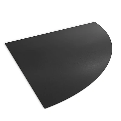 Plaque de sol de protection pour poêle à bois en acier noir 100x100 cm