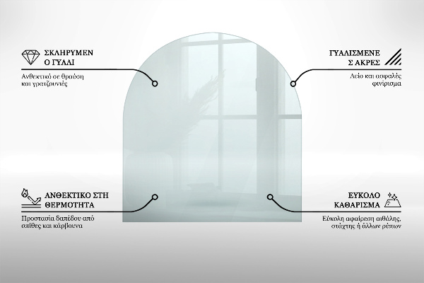 Plaque de sol en verre pour poêle 100x100 cm