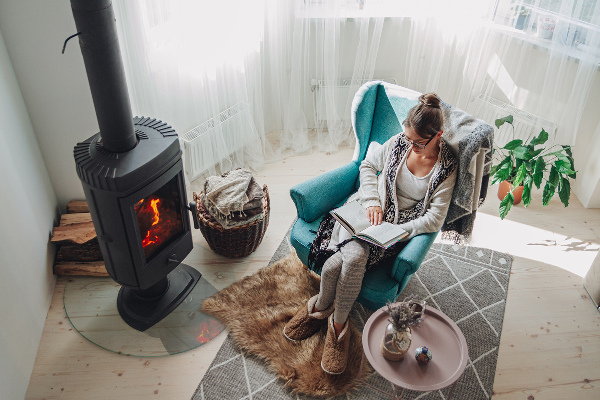 Plaque de verre pour cheminée fi80 cm