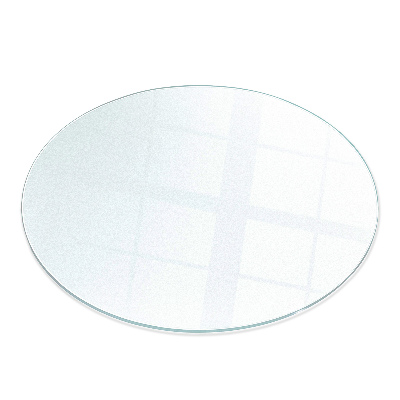 Plaque verre pour poêle ronde semi-transparente fi90 cm