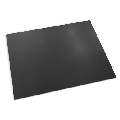 Plaque de sol pour poêle en acier noir 100x80 cm