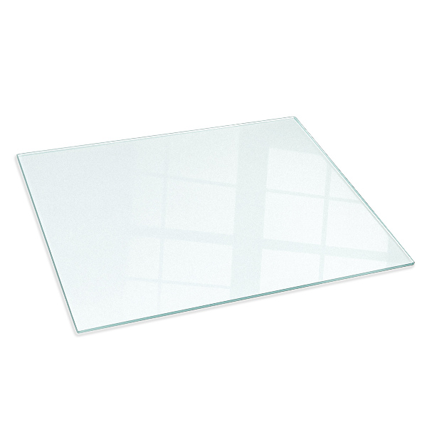 Plaque sous poêle rectangulaire semi-transparente 100x70 cm