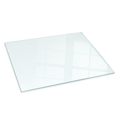 Plaque sous poêle rectangulaire semi-transparente 100x70 cm