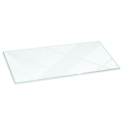 Plaque sous poêle rectangulaire semi-transparente 125x50 cm