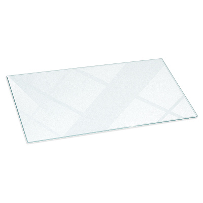 Plaque sous poêle rectangulaire semi-transparente 140x70 cm