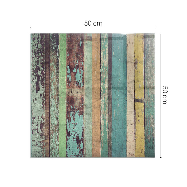 Carrée plaque de sol en verre pour poêle Planches de différentes teintes