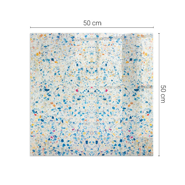 Carrée plaque verre pour poêle Motif de texture abstrait