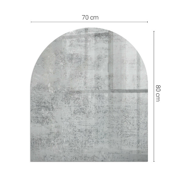 Demi-arrondi plaque de sol en verre pour poêle texture de fond abstraite