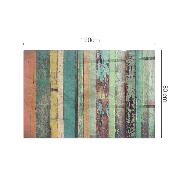 Rectangulaire plaque de sol en verre pour poêle Planches de différentes teintes