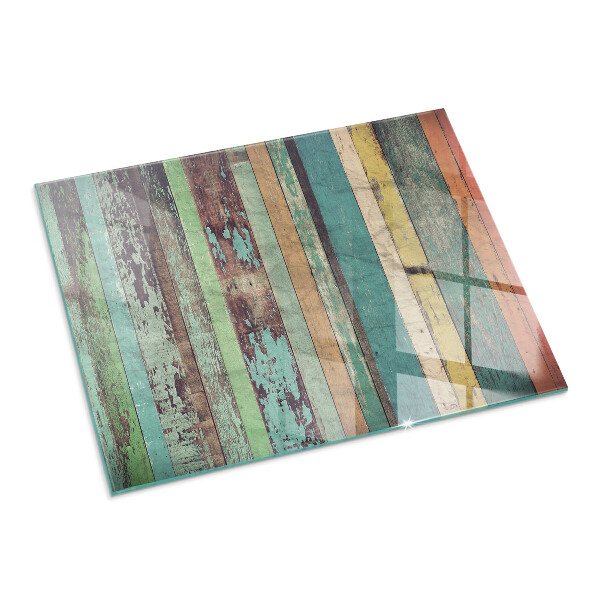 Rectangulaire plaque de sol en verre pour poêle Planches de différentes teintes