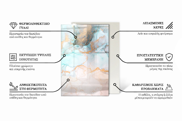 Rectangulaire plaque verre pour poêle Boîte en bois découpé