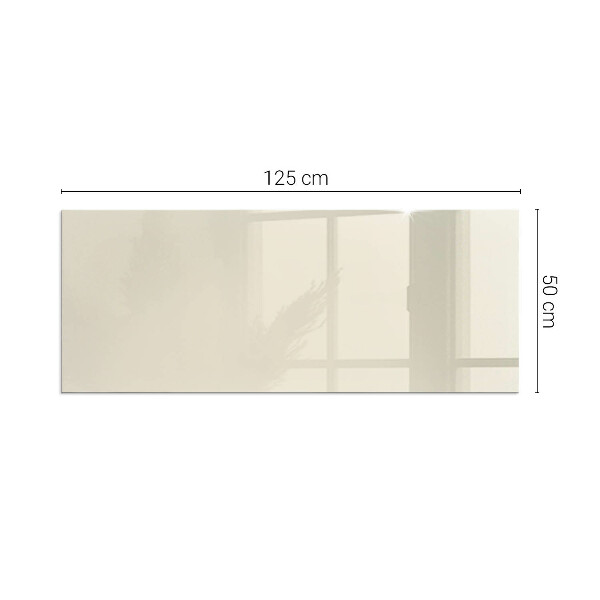 Rectangulaire plaque de sol en verre pour poêle Couleur beige