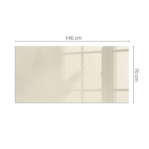 Rectangulaire plaque de sol en verre pour poêle Couleur beige